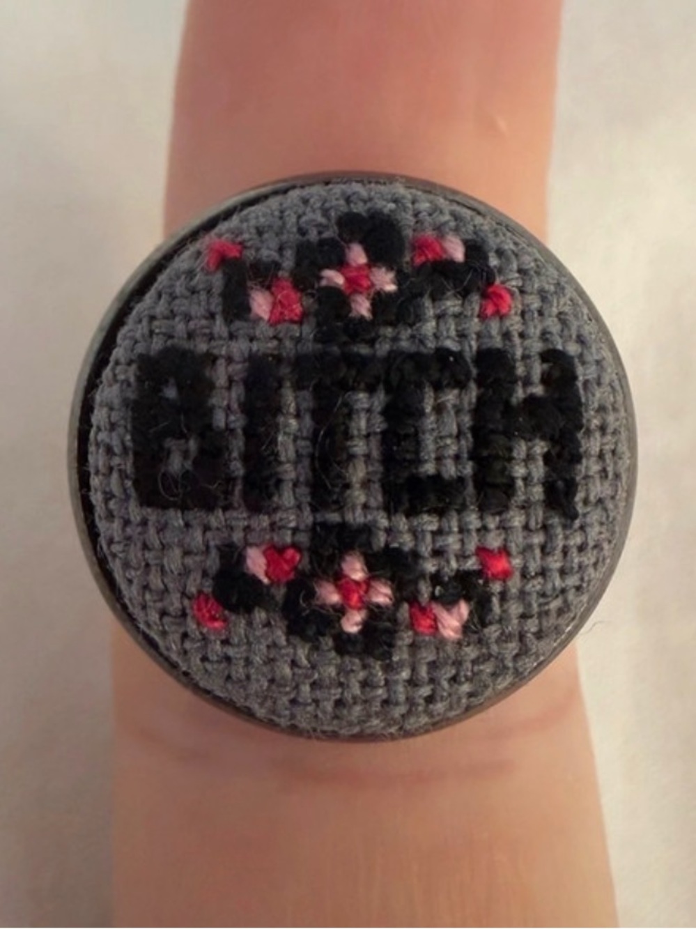 Bit*h Ring Handmade
